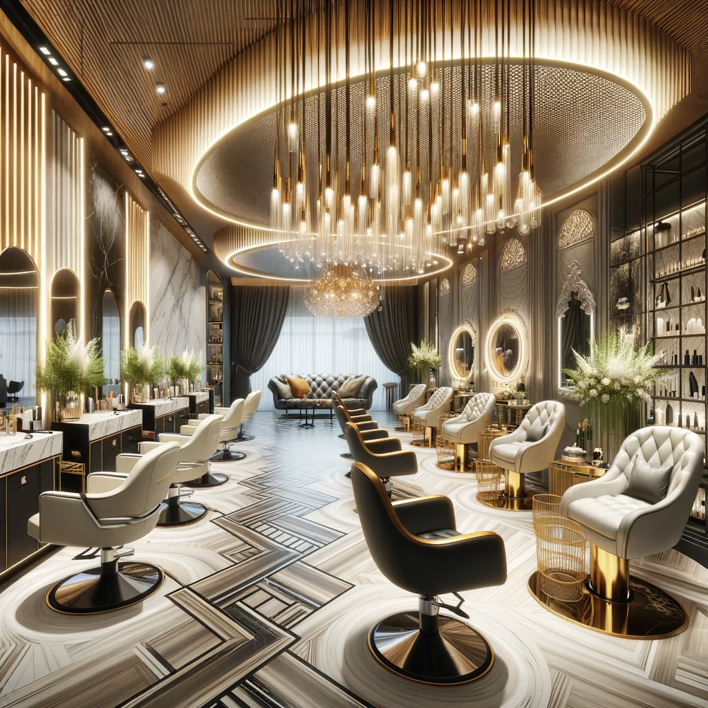 Nội thất sang trọng của Hair Salon Bình Thạnh